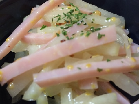 大根のシンプル和え物